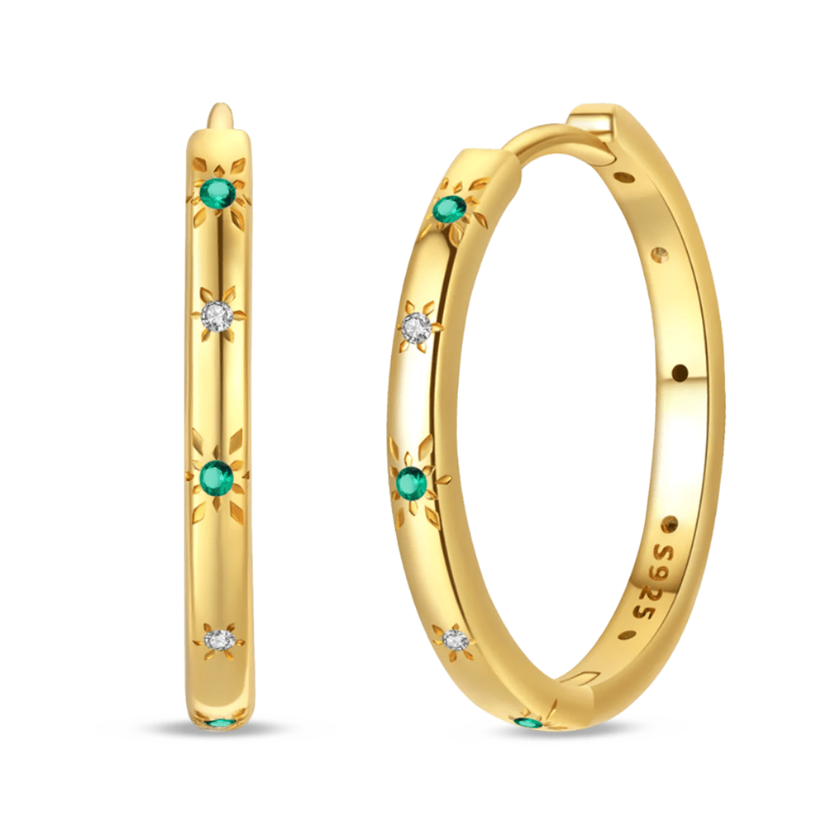 Amarante Jewelry Timeless Gold Hoop Earrings