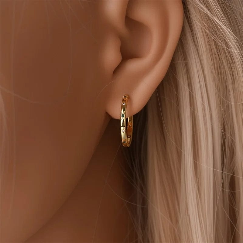 Amarante Jewelry Timeless Gold Hoop Earrings