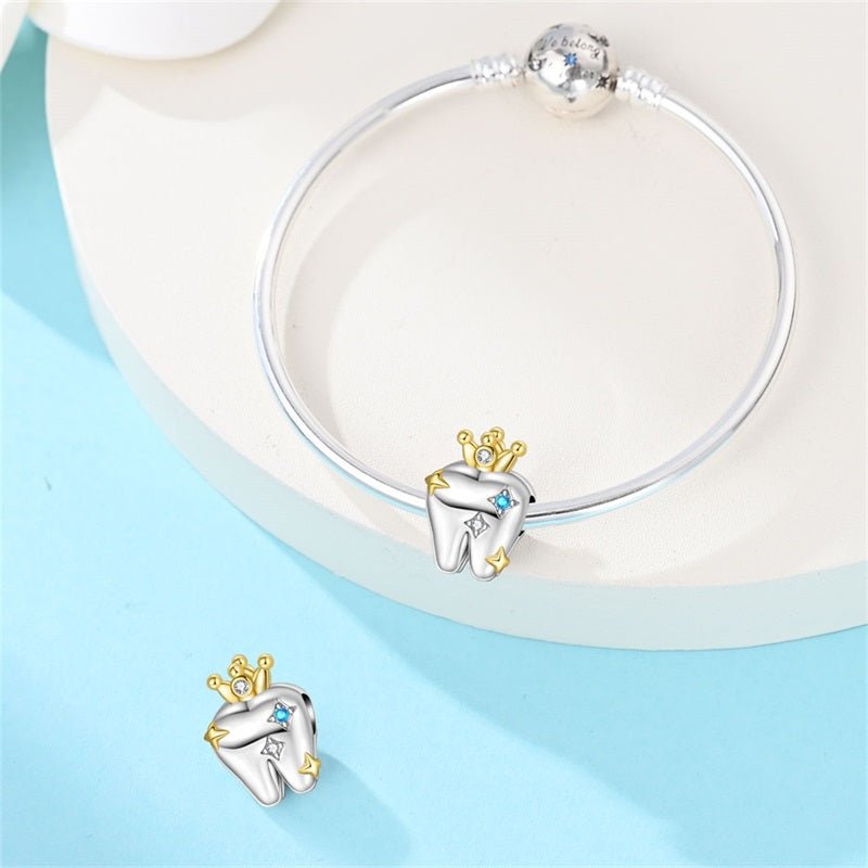 Amarante Jewelry Tooth with Crown Charm