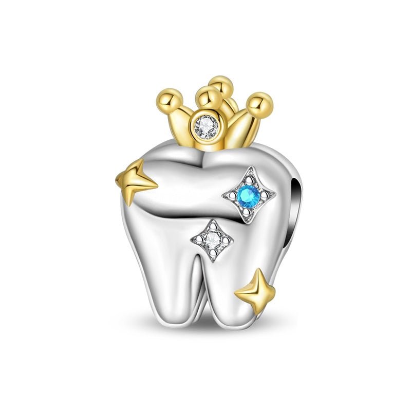 Amarante Jewelry Tooth with Crown Charm