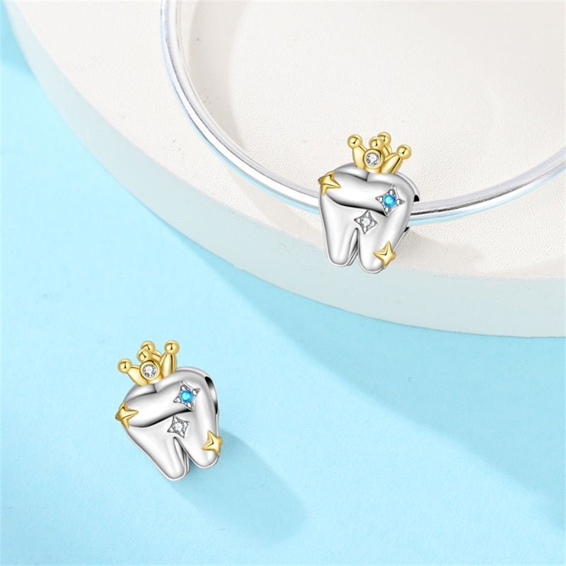Amarante Jewelry Tooth with Crown Charm