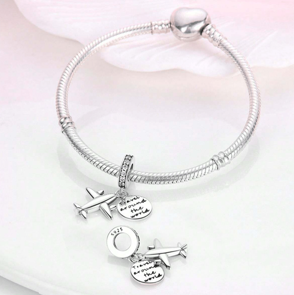 Amarante Jewelry Travel Around the World Dangle Charm