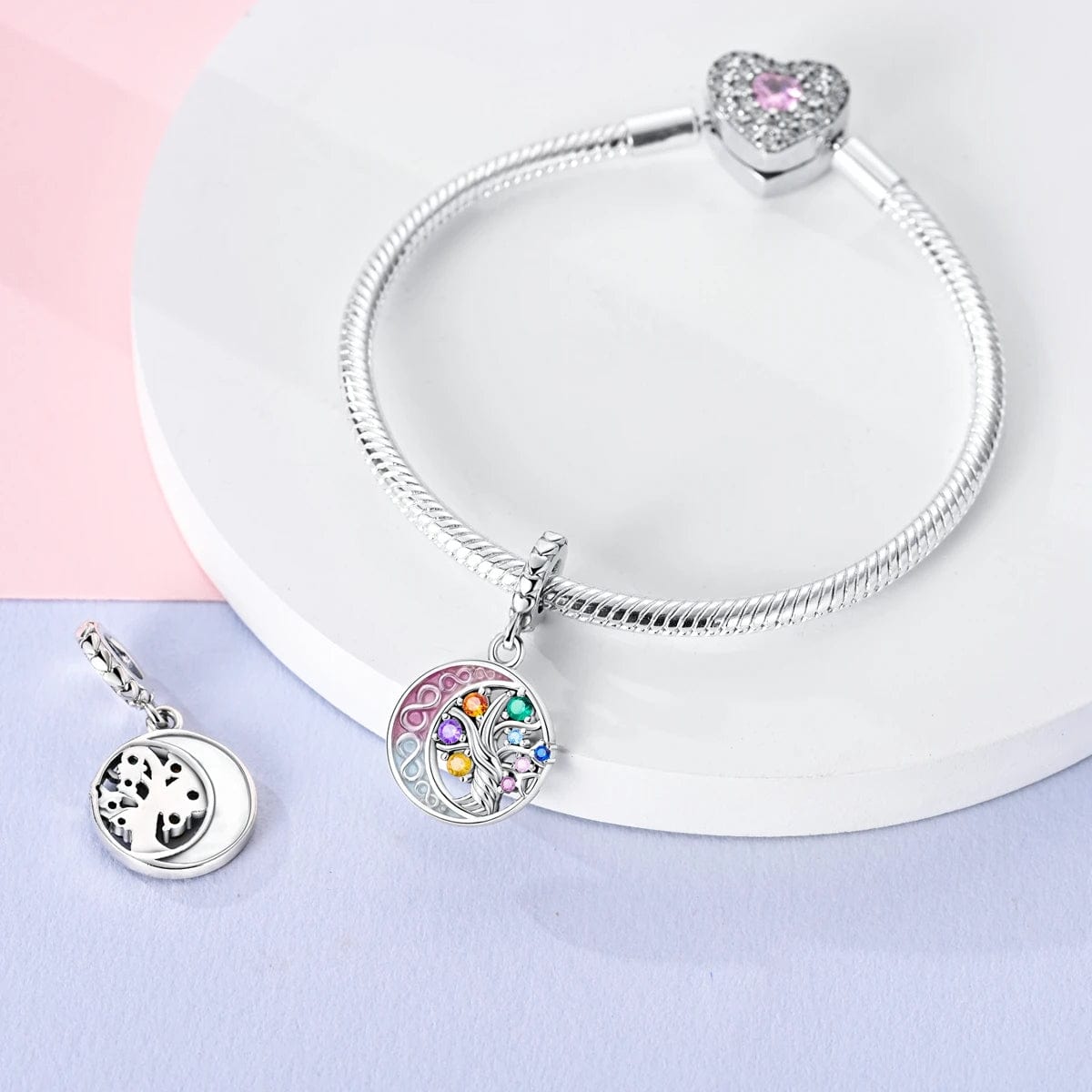 Amarante Jewelry Tree of Life with Moon Dangle Charm