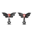 Amarante Jewelry Twilight Bat Gemstone Drop Earrings