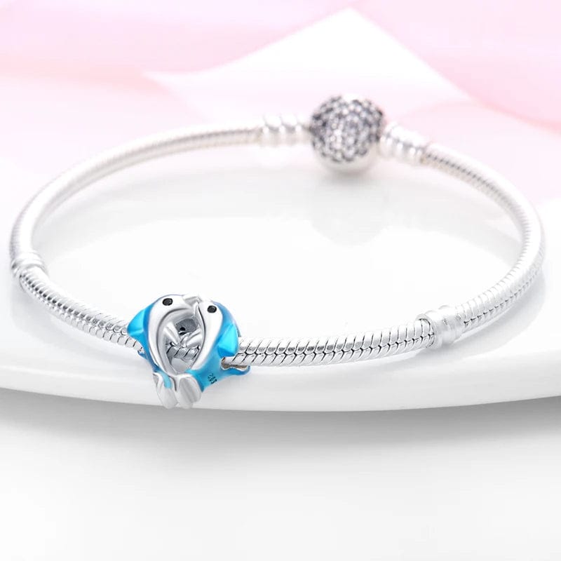 Amarante Jewelry Two Dolphins Charm