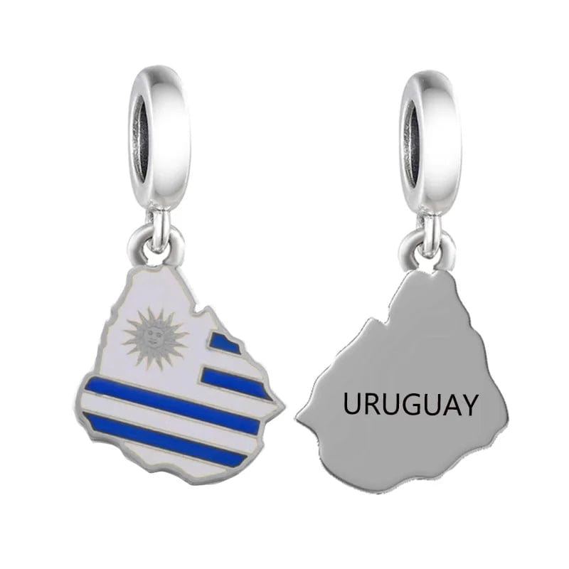 Amarante Jewelry Uruguay Map Dangle Charm
