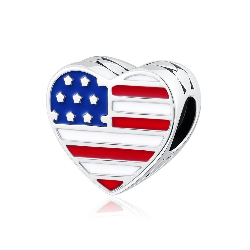 Amarante Jewelry USA Heart Charm