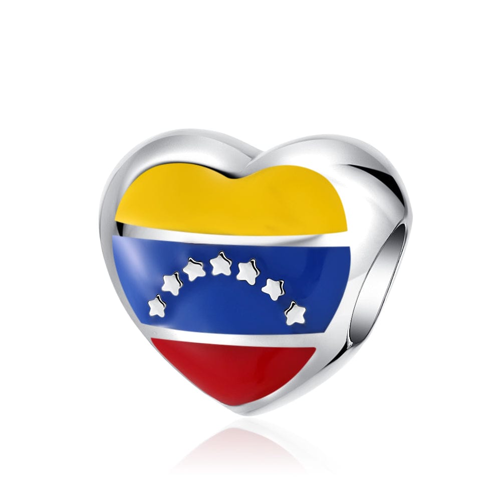 Amarante Jewelry Venezuela Flag Heart - Shaped Charm