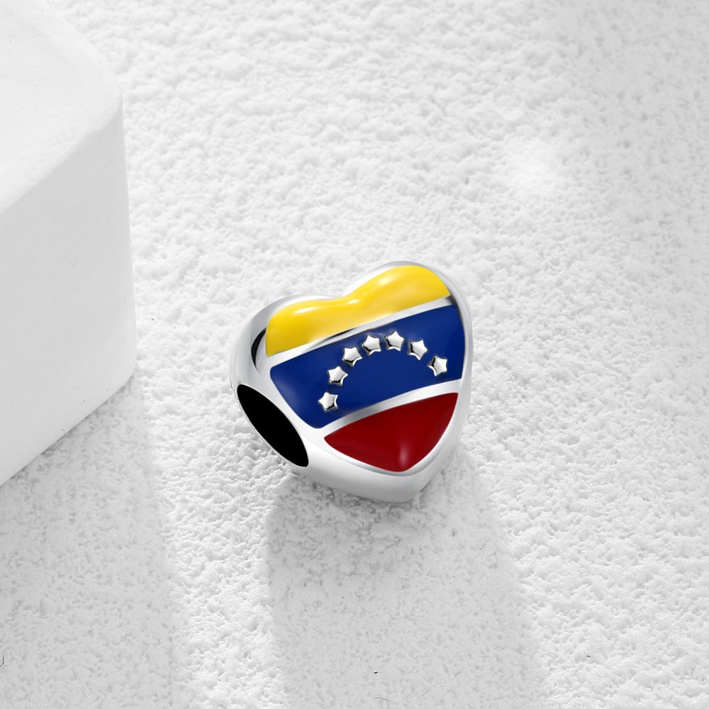 Amarante Jewelry Venezuela Flag Heart - Shaped Charm