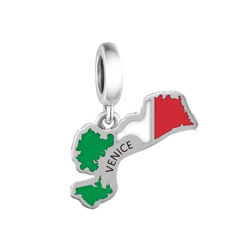 Amarante Jewelry Venice Map Dangle Charm