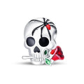 Amarante Jewelry Venomous Rose Skull Charm