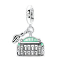 Amarante Jewelry Vienna Opera House with Musical Note Dangle Charm