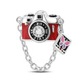 Amarante Jewelry Vintage Camera with Butterfly Film Accent Charm