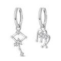 Amarante Jewelry Virgo Constellation Zodiac Hoop Earrings