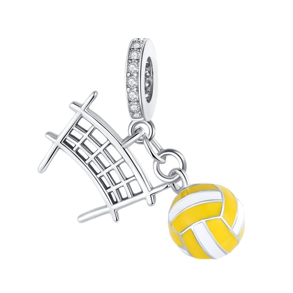 Amarante Jewelry Volleyball Net and Ball Duo Charm