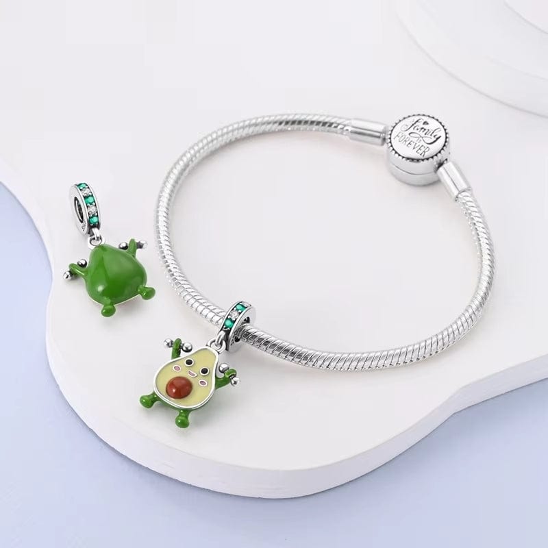 Amarante Jewelry Weight Lifting Gym Fitness Avocado Charm