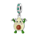 Amarante Jewelry Weight Lifting Gym Fitness Avocado Charm