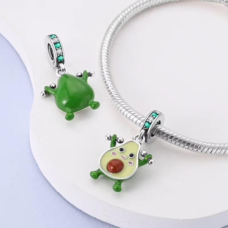 Amarante Jewelry Weight Lifting Gym Fitness Avocado Charm