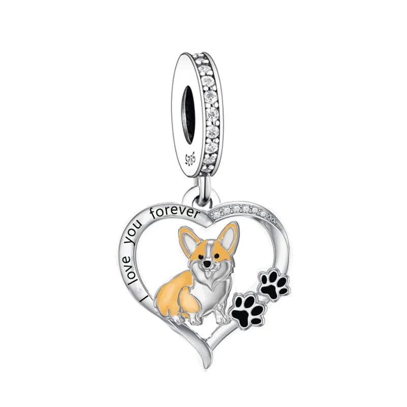 Amarante Jewelry Welsh Corgi Dog Charm