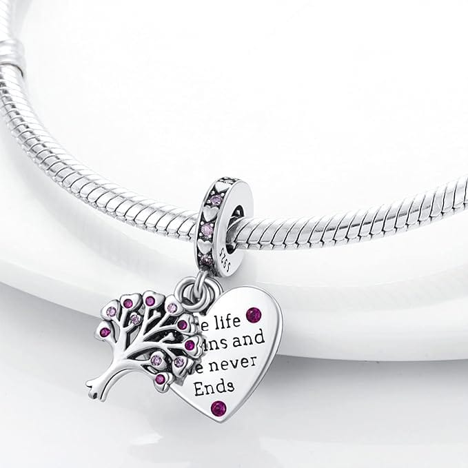 Amarante Jewelry Where Life Begins And Love Never Ends Tree of Life Charm