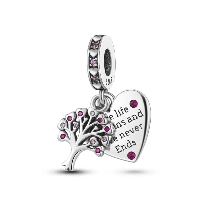 Amarante Jewelry Where Life Begins And Love Never Ends Tree of Life Charm