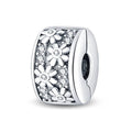 Amarante Jewelry White Daisy Flower Spacer Charm