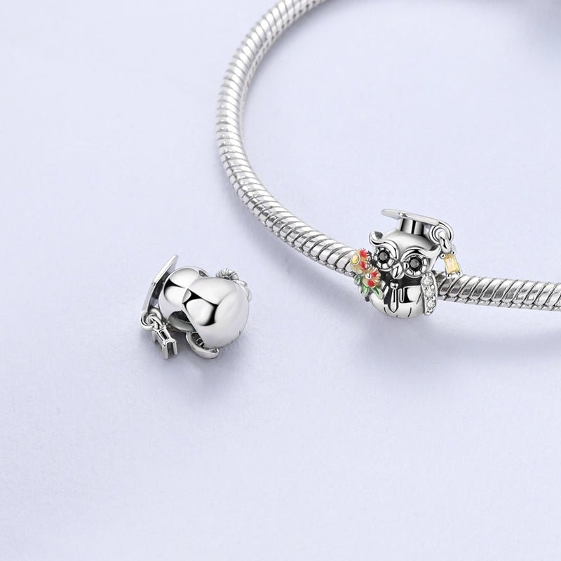 Amarante Jewelry Wise Owl Graduation Charm