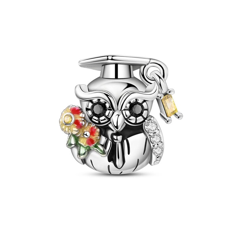 Amarante Jewelry Wise Owl Graduation Charm