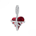 Amarante Jewelry Wrapped Heart Love Knot Dangle Charm