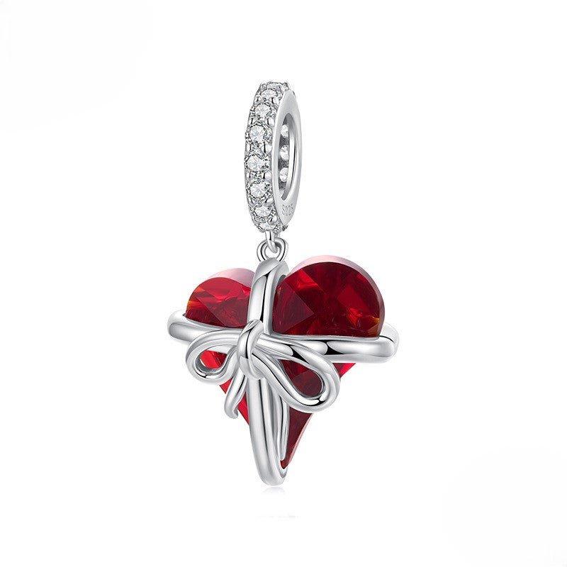 Amarante Jewelry Wrapped Heart Love Knot Dangle Charm