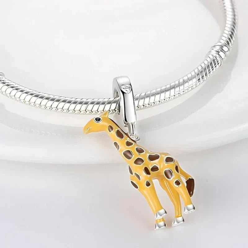 Amarante Jewelry Yellow Giraffe Dangle Charm