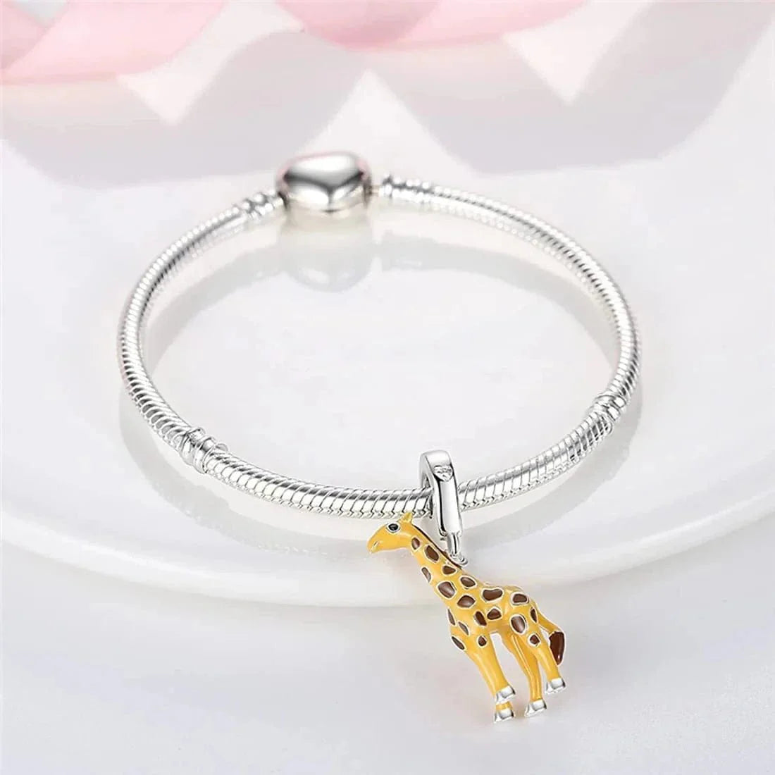 Amarante Jewelry Yellow Giraffe Dangle Charm