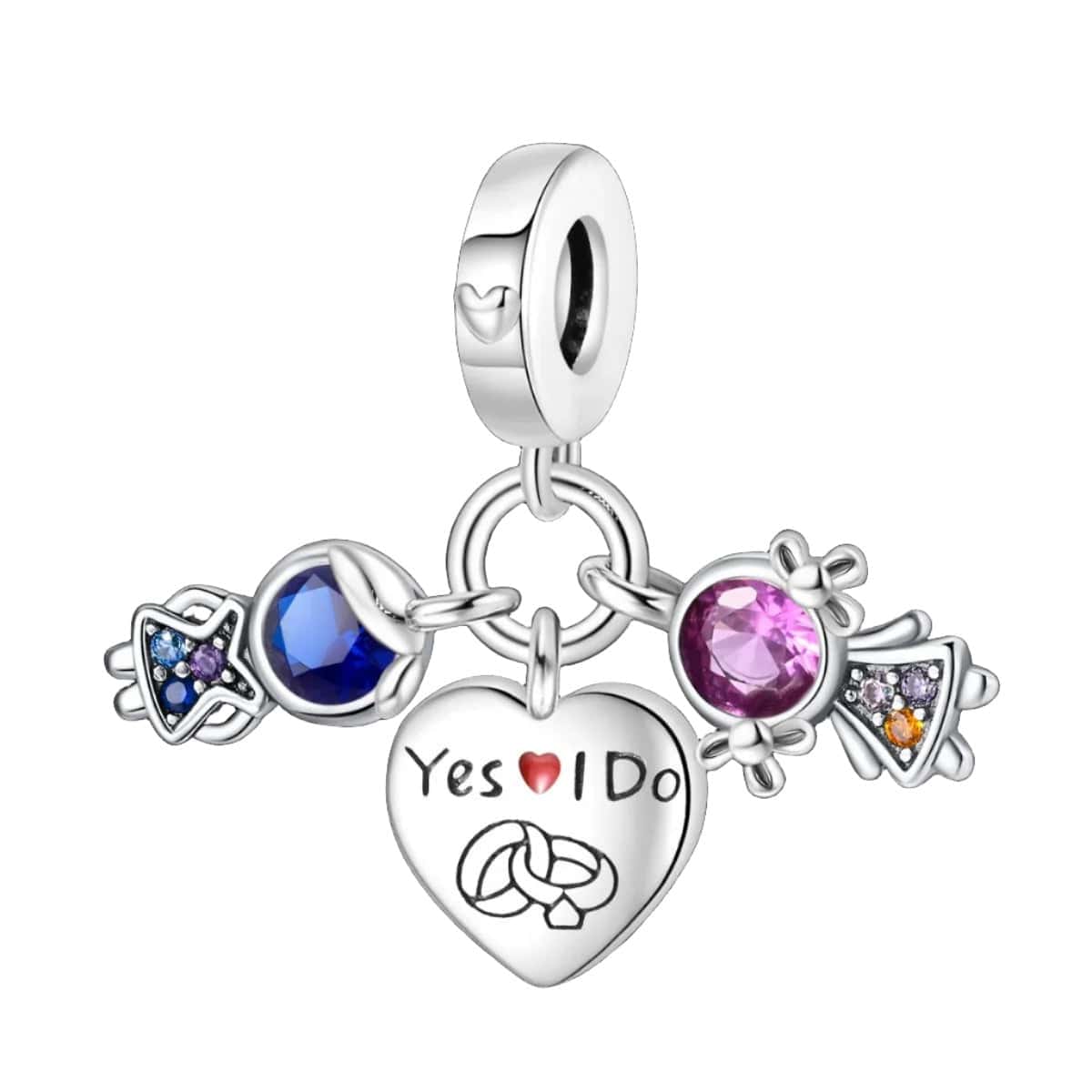 Amarante Jewelry Yes I Do Married Couple Charm