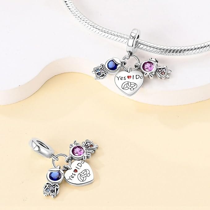Amarante Jewelry Yes I Do Married Couple Charm