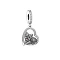 Amarante Jewelry Yorkie Love Heart Charm