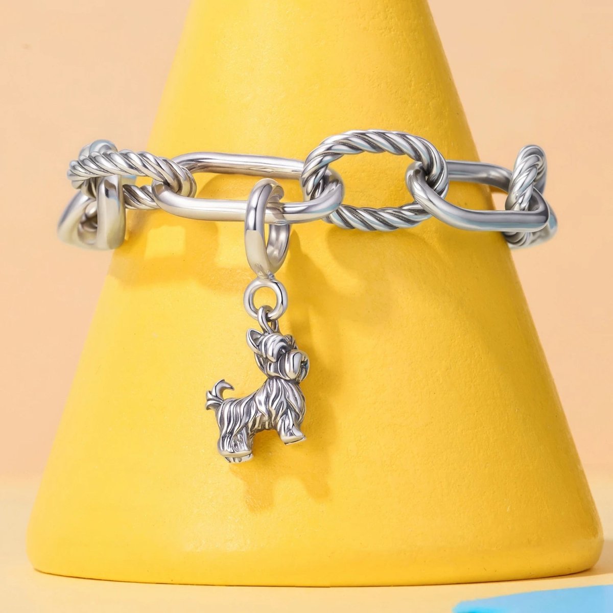 Amarante Jewelry Yorkshire Terrier Dog Dangle Charm