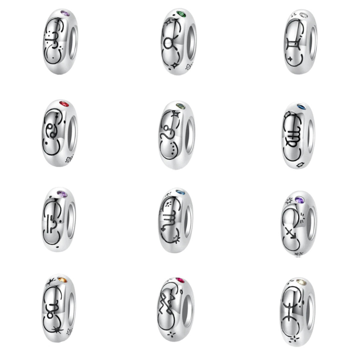 Amarante Jewelry Zodiac Constellation Birthstone Charms